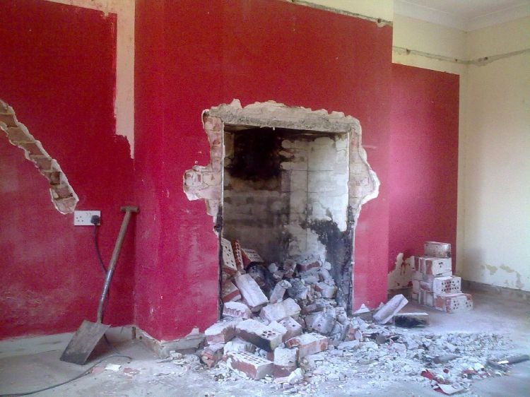 Installing a log burner